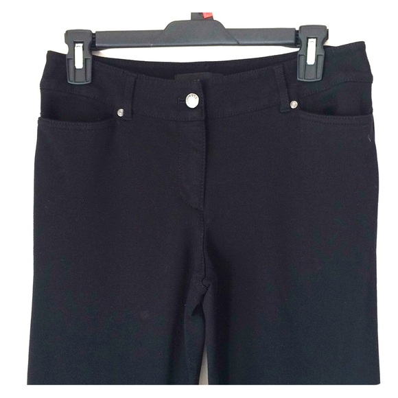 🔥 Talbots | Black Ponte Knit Skinny Pants/Leggings Sz 2 - Picture 3 of 4